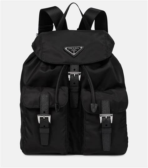 vintage prada backpack nylon|pre owned prada nylon bag.